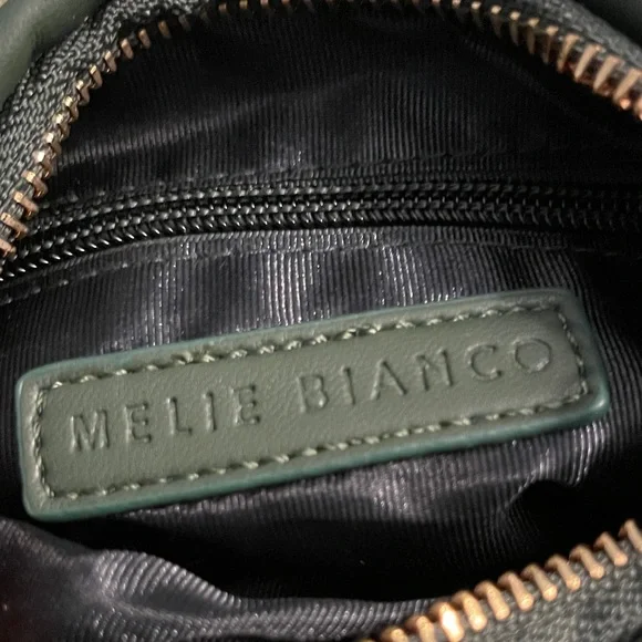 Melie Bianco Woven Green Hobo Bag - Picture 3 of 3
